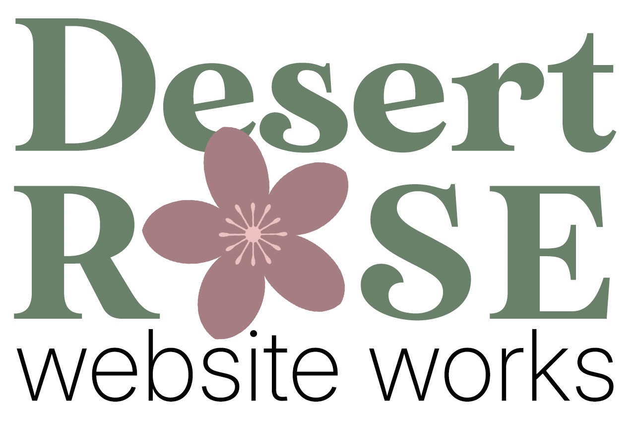 desert rose website works logo