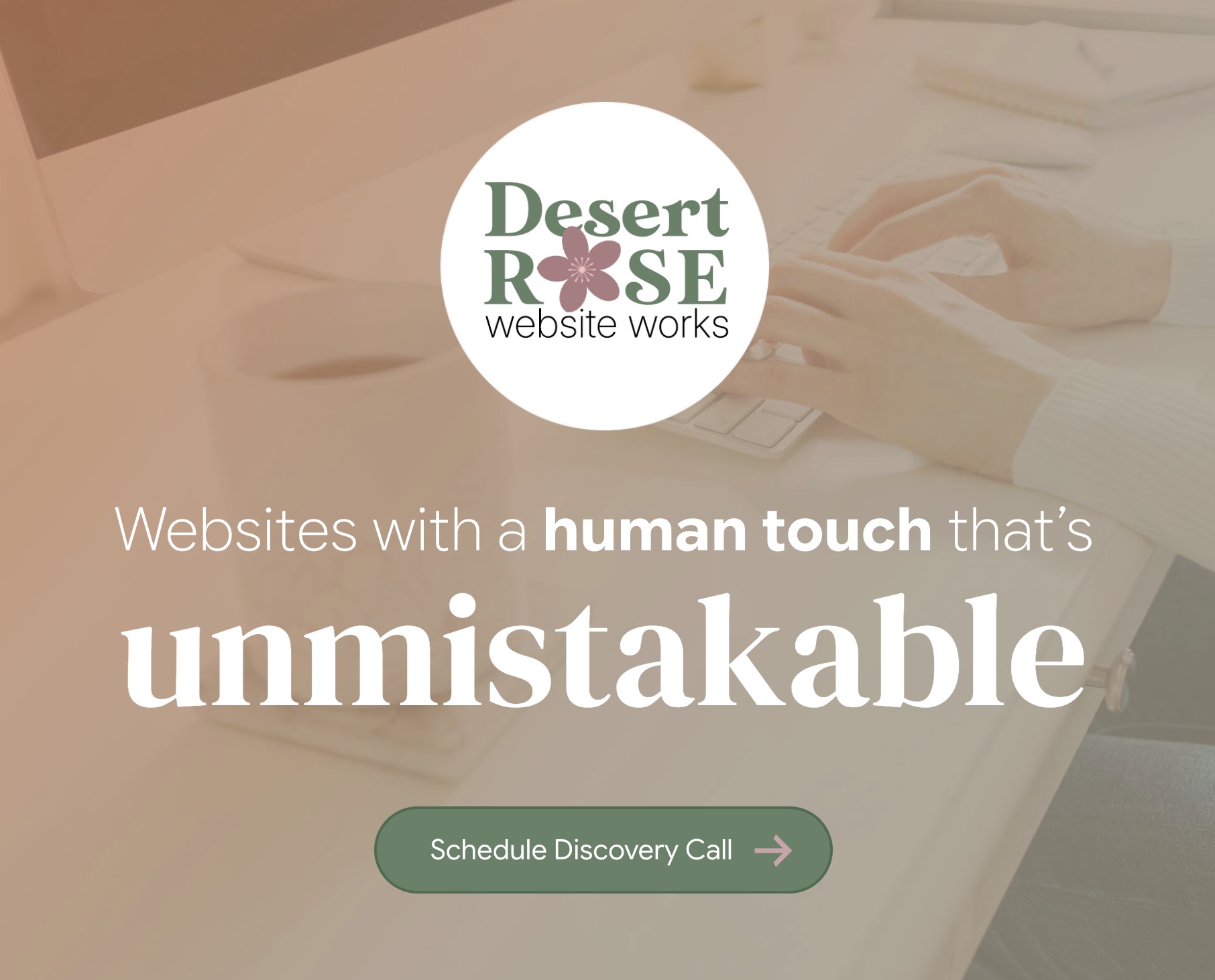 New website homepage